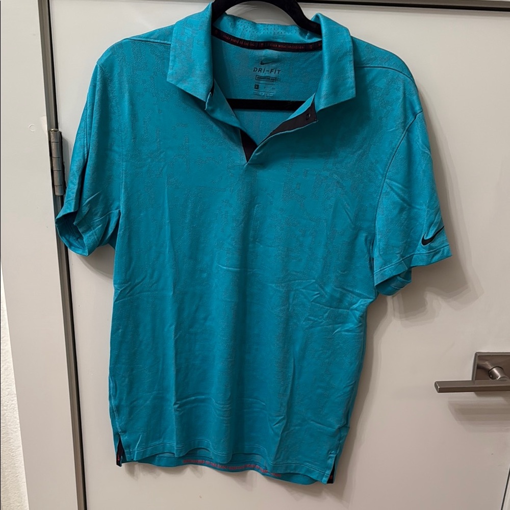 Nike Blue Polo Shirt Casual Comfort